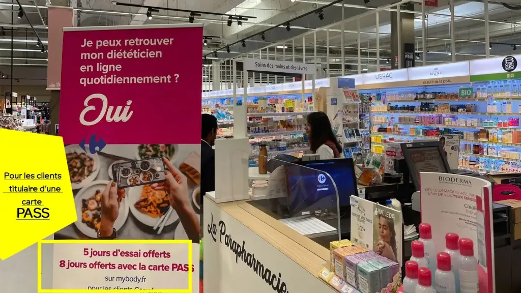Clients Carrefour carte PASS bénéficier d'une offre test Mybody