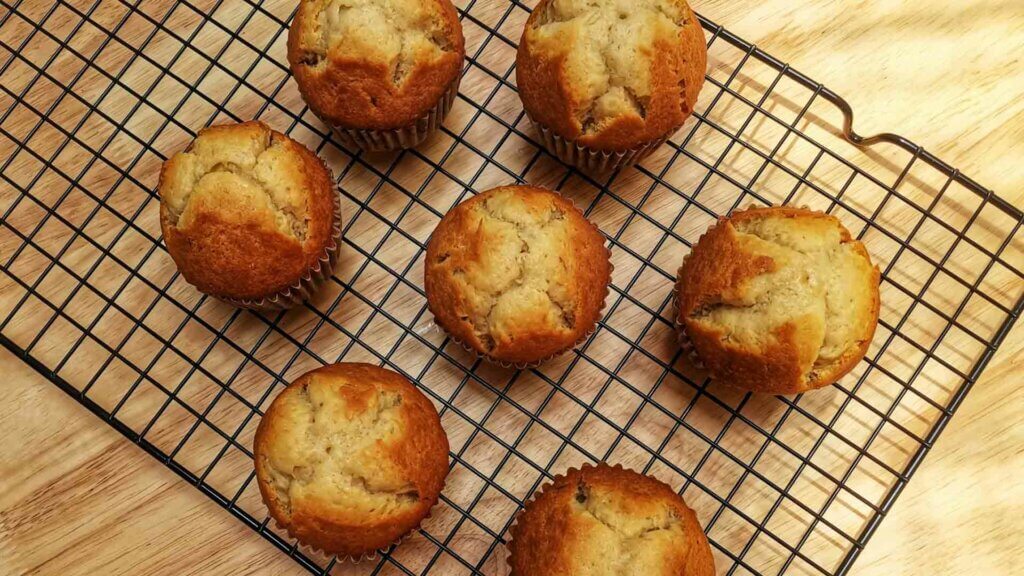 recette muffins à la banane et à la farine de millet